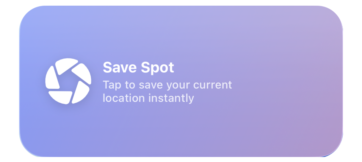 PhotoSpots home screen widget