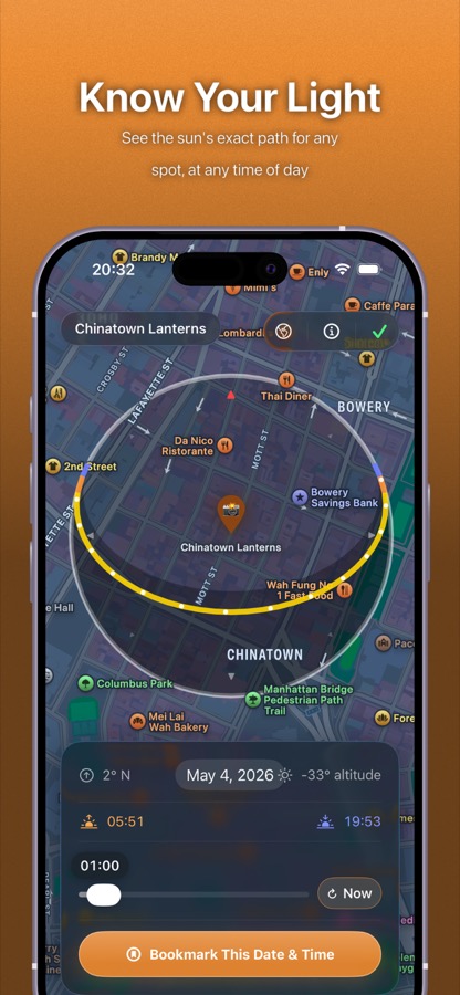 PhotoSpots solar planning view